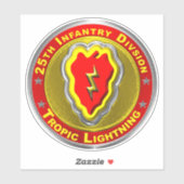 Sticker 25e division d'infanterie (Feuille)