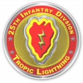 Sticker 25e division d'infanterie (Devant)