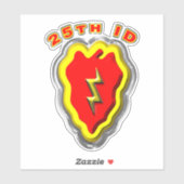 Sticker 25e division d'infanterie (Feuille)