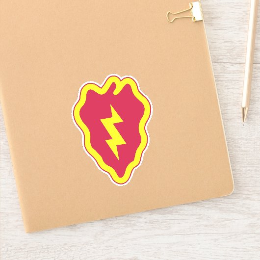 Sticker 25e insigne de la division d'infanterie (Carnet)