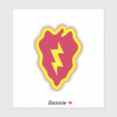 Sticker 25e insigne de la division d'infanterie (Feuille)