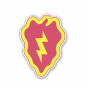 Sticker 25e insigne de la division d'infanterie (Devant)