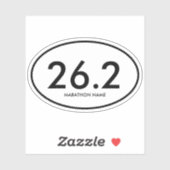 Sticker 26.2 Marathon (Feuille)