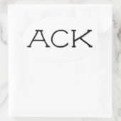 Sticker 2 de nappe "ACK" (Sac)