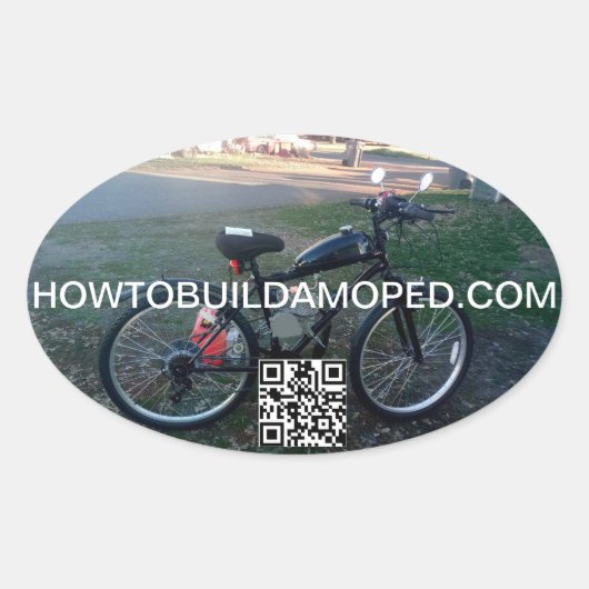 Sticker 2-Stroke Clutch Cover Decal 80cc 66cc 48cc (Devant)