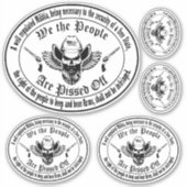 Sticker 2A Deuxième amendement patriotique Conception de l (Devant)