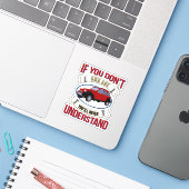 Sticker 2CV Deux Chevaux Oldtimer Vous ne comprendrez jama (Ordinateur portable avec iPhone)