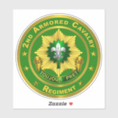 Sticker 2e Régiment de cavalerie blindée ACR (Feuille)