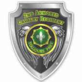 Sticker 2e Régiment de cavalerie blindée ACR (Devant)