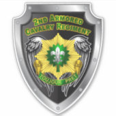 Sticker 2e Régiment de cavalerie blindée ACR (Devant)