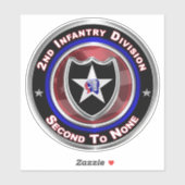 Sticker 2e voiture de la division d'infanterie (Feuille)