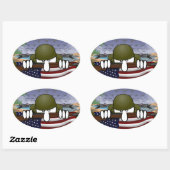 Sticker 2ème guerre mondiale Kilroy Oval (Feuille)