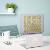 Sticker 30 Formes Kokopelli Or Modernes (Ordinateur portable sur le bureau)