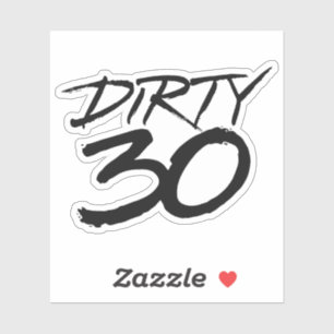 Sticker 30 h 30