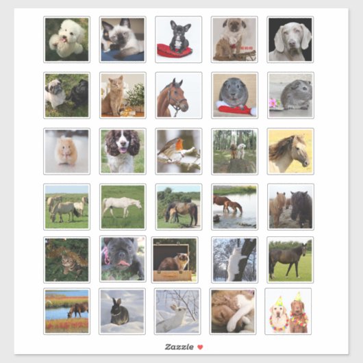 Sticker 30 x Journal de scrapbooking de collection photo p (Feuille)