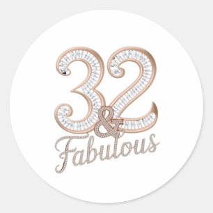 Sticker - 32 & Uitstekend