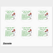 sticker 3" avec une astuce pour moi Design (Feuille)