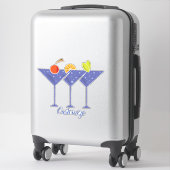 Sticker 3 cocktails Martini Thunder_Cove (Sur valise)