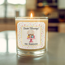 Sticker 3-in, Naam | Paaszegeningen Gelukkig Pasen