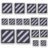 Sticker 3e Division d'infanterie de l'INF Fort Stewart Con (Devant)