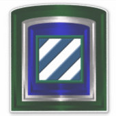 Sticker 3e division d'infanterie Véhicule vinyle (Devant)