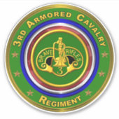 Sticker 3e voiture du régiment de cavalerie blindé (Devant)