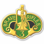 Sticker 3e voiture du régiment de cavalerie blindé (Devant)