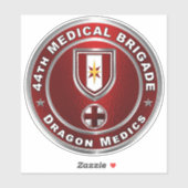 Sticker 44e brigade Médicale aéroportée (Feuille)
