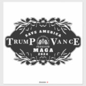 Sticker 47 Trump J. D. Vance 2024 (Feuille)