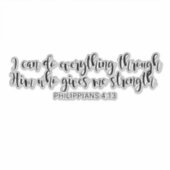 Sticker 4:13 pour PHILIPPIENS extra-grands (Devant)