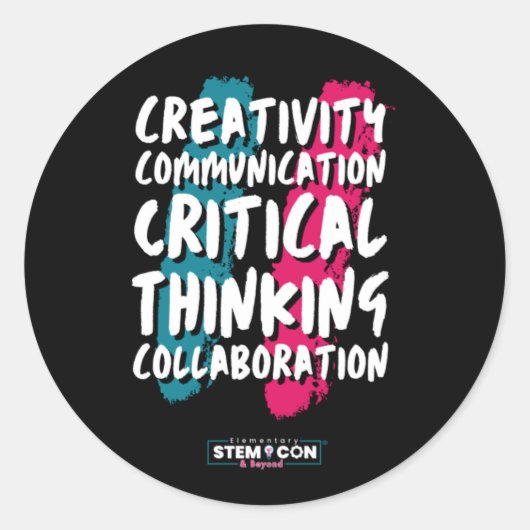 Sticker 4 C de STEM Round (Devant)