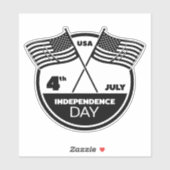 Sticker 4 juillet (Feuille)