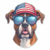 Sticker 4 juillet boîte (Devant)