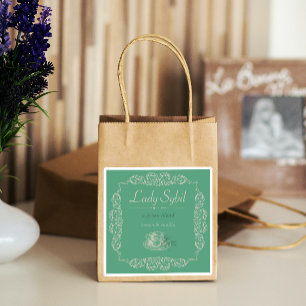 Sticker 4 pcs thé vert personnalisé Vintage