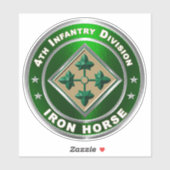Sticker 4e division d'infanterie (Feuille)