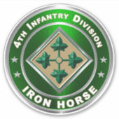 Sticker 4e division d'infanterie (Devant)