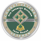 Sticker 4e division d'infanterie Vétérinaire (Devant)