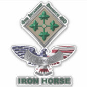 Sticker 4e division d'infanterie Vétérinaire (Devant)