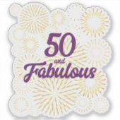 Sticker 50 et fabuleux (Devant)