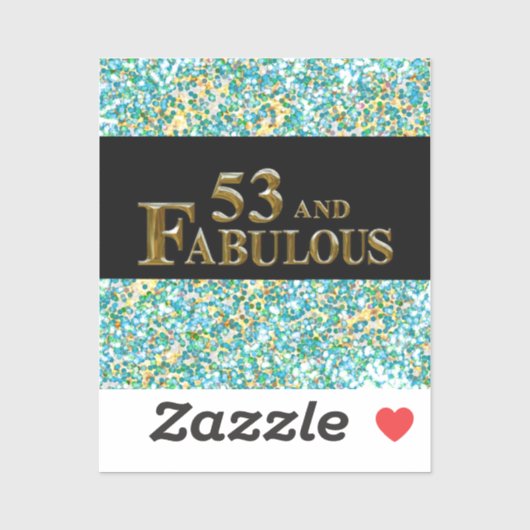 Sticker 53e anniversaire (Feuille)