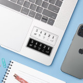 Sticker 54321 Grounding Technique Anxiety Mental Health (Ordinateur portable avec iPhone)