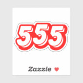 STICKER 555 (Feuille)