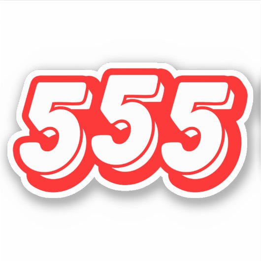 STICKER 555 (Devant)