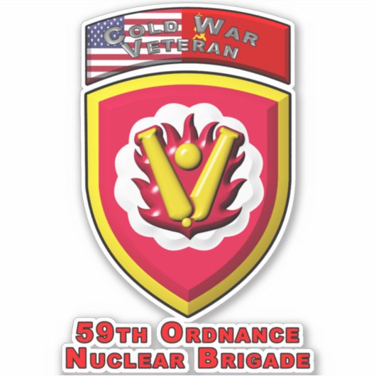 Sticker 59e Brigade de commandement "Dissuasion nucléaire (Devant)