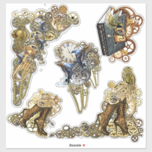 Sticker 5 Sculpture de Steampunk