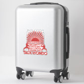 Sticker 5 Ténets De Taekwondo (Sur valise)
