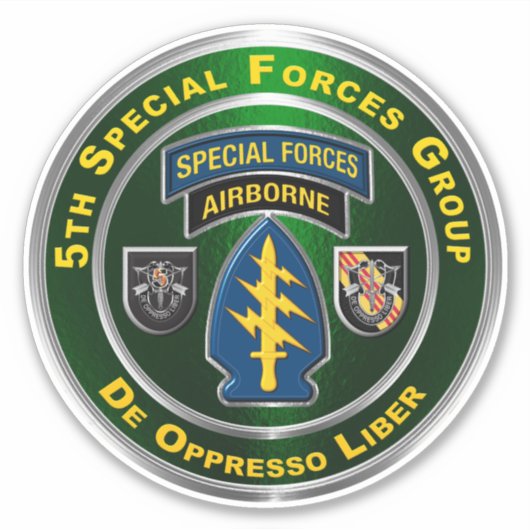 Sticker 5e Groupe des forces spéciales aéroporté (Devant)