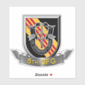 Sticker 5e Groupe des forces spéciales aéroporté (Feuille)