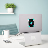 Sticker 5Mini7auro (Ordinateur portable sur le bureau)
