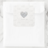 sticker 60e Diamond Wedding trouwdag (Tas)